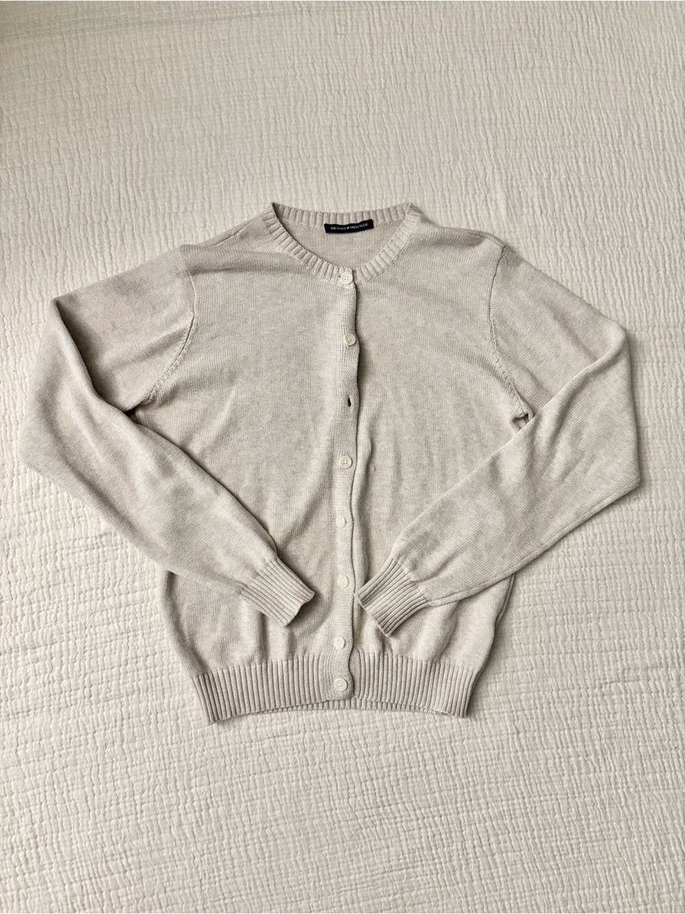 brandy melville cream amalie cardigan sweater - Picture 3 of 5